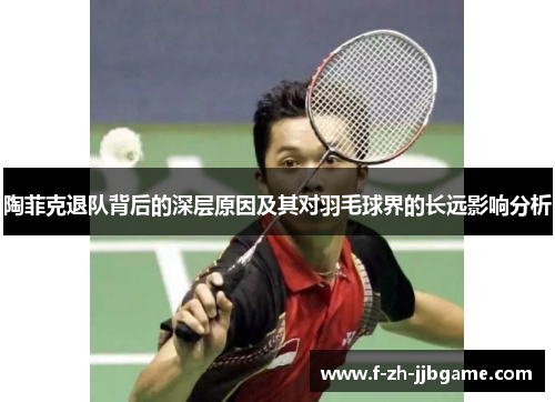 陶菲克退队背后的深层原因及其对羽毛球界的长远影响分析 陶菲克退队背后的深层原因及其对羽毛球界的长远影响分析
